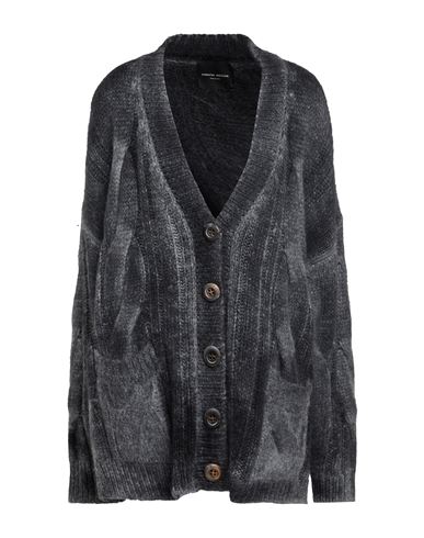 Roberto Collina Woman Cardigan Grey Size S Baby Alpaca Wool, Nylon, Wool
