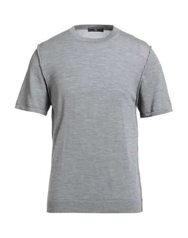 Daniele Fiesoli Lab Man Sweater Grey Size L Merino Wool