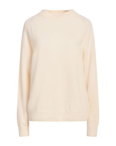 Shop Alysi Woman Sweater Cream Size Xl Merino Wool, Cashmere