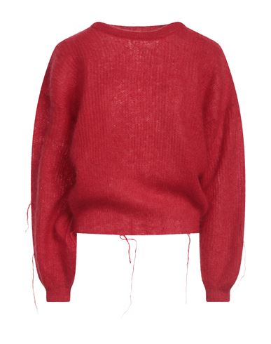 8pm Woman Sweater Red Size L Mohair Wool, Polyamide, Merino Wool