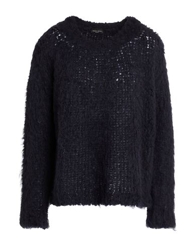 Roberto Collina Woman Sweater Midnight Blue Size L Baby Alpaca Wool, Wool, Nylon