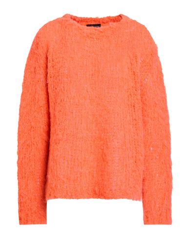 Roberto Collina Woman Sweater Coral Size L Baby Alpaca Wool, Wool, Nylon