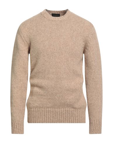 Roberto Collina Man Sweater Beige Size 44 Baby Alpaca Wool, Nylon, Wool