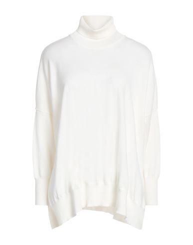 Daniele Fiesoli Collezione N_01 Woman Turtleneck Ivory Size S Merino Wool