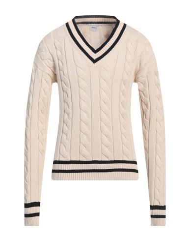 Aspesi Man Sweater Beige Size 38 Cotton