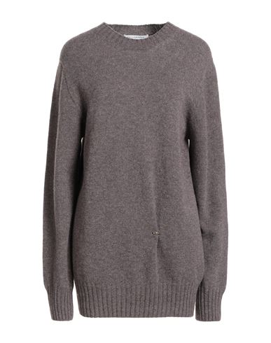 Philosophy Di Lorenzo Serafini Woman Sweater Taupe Size 10 Virgin Wool, Cashmere In Gray