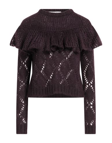 Philosophy Di Lorenzo Serafini Woman Sweater Plum Size 4 Acrylic, Mohair Wool, Polyamide