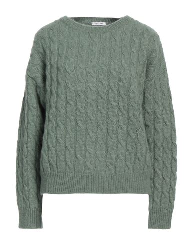 Rosso35 Woman Sweater Military Green Size 8 Alpaca Wool, Polyamide, Virgin Wool
