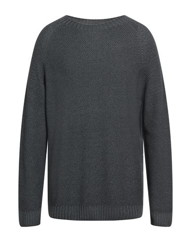 H953 Man Sweater Grey Size 50 Merino Wool