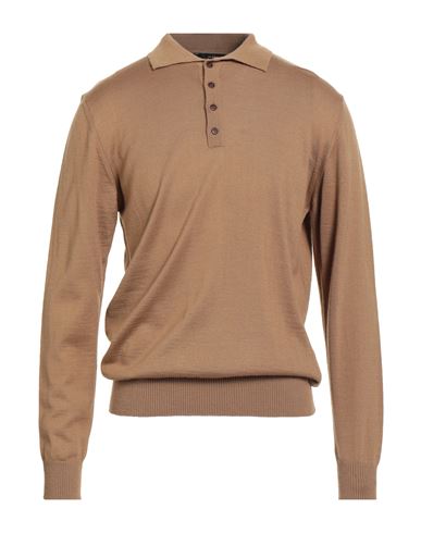 I'm Brian Man Sweater Camel Size Xl Acrylic, Wool