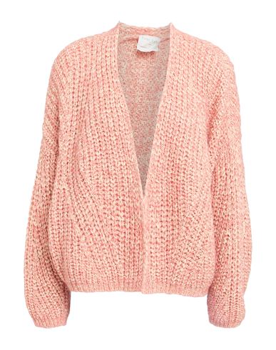 Forte Forte Forte_forte Woman Cardigan Mandarin Size 2 Cotton, Mohair Wool, Polyamide In Orange