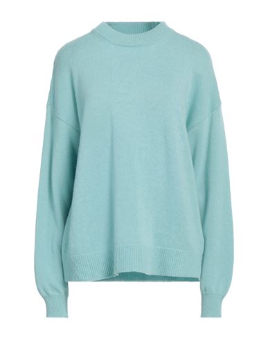 Roberto Collina Woman Sweater Turquoise Size L Merino Wool, Cashmere