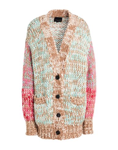 Roberto Collina Woman Cardigan Brown Size M Baby Alpaca Wool, Nylon, Wool