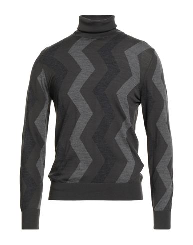 Alpha Studio Man Turtleneck Lead Size 40 Merino Wool