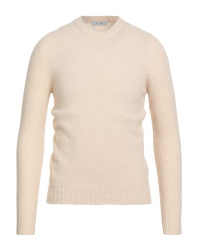 Alpha Studio Man Sweater Cream Size 44 Wool, Polyamide, Cashmere, Elastane