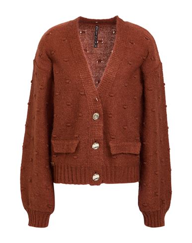 MANILA GRACE MANILA GRACE WOMAN CARDIGAN CAMEL SIZE L ACRYLIC, MOHAIR WOOL, POLYAMIDE, WOOL 