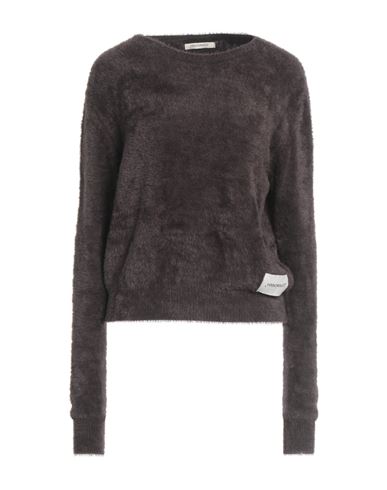 Hinnominate Woman Sweater Dark Brown Size L Polyamide