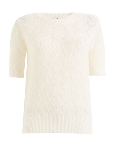 PT TORINO PT TORINO WOMAN SWEATER WHITE SIZE 6 MOHAIR WOOL, VIRGIN WOOL, POLYAMIDE, ELASTANE 