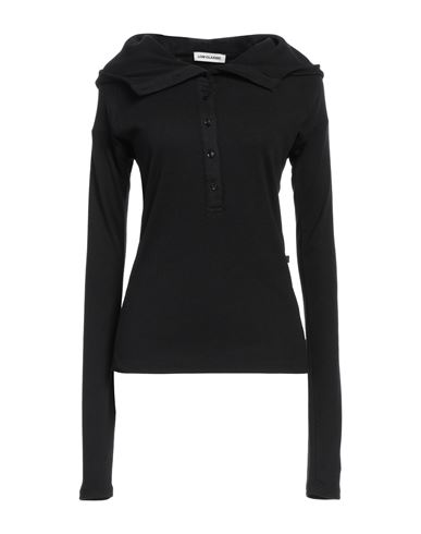 Low Classic Woman T-shirt Black Size S Polyester, Rayon, Polyurethane