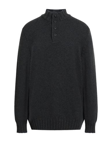Gran Sasso Man Turtleneck Military Green Size 50 Virgin Wool In Green