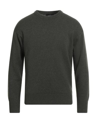 Gran Sasso Man Sweater Military Green Size 40 Virgin Wool In Green