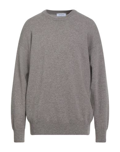 Gran Sasso Man Sweater Taupe Size 46 Virgin Wool In Gray