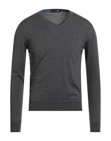 Harmont & Blaine Man Sweater Grey Size 3xl Wool In Gray