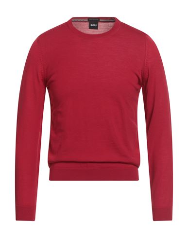 Hugo Boss Boss Man Sweater Brick Size S Virgin Wool