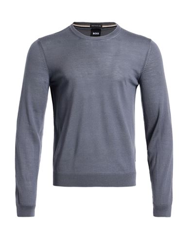 Hugo Boss Boss Man Sweater Grey Size S Virgin Wool In Gray