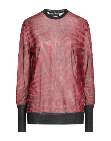 Dolce & Gabbana Woman Sweater Red Size 10 Polyester
