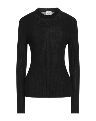 Alysi Woman Sweater Black Size L Wool, Acrylic, Mohair Wool, Polyamide