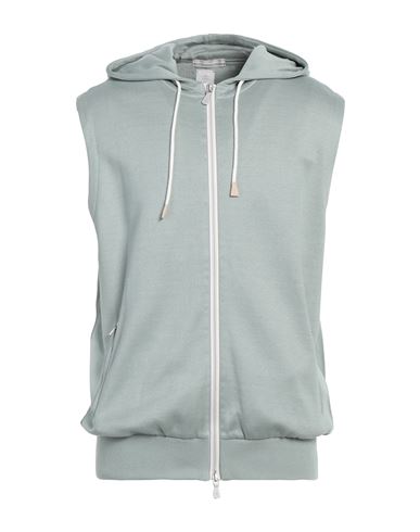 Eleventy Man Cardigan Light Green Size Xxl Cotton, Polyamide