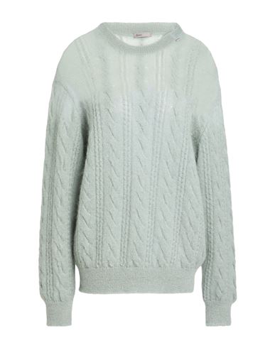 Herno Resort Woman Sweater Light Green Size 8 Mohair Wool, Polyamide, Wool