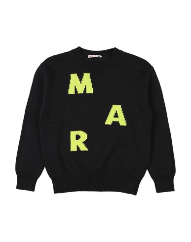 Marni Toddler Sweater Black Size 6 Cotton, Wool