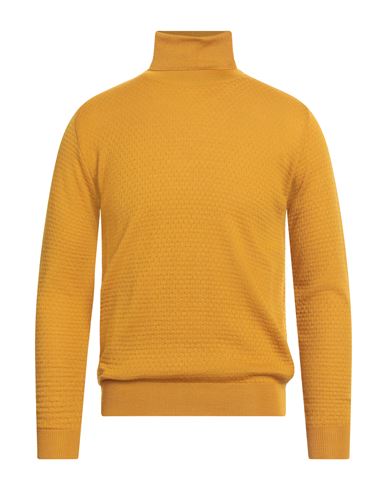 Shop Twenty-one By Antonio Carnevale Man Turtleneck Marigold Size L Wool, Acrylic