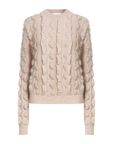 Moschino Couture Woman Sweater Beige Size 10 Polyamide, Mohair Wool, Virgin Wool, Elastane In Sand