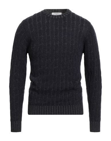 Become Man Sweater Navy Size 46 Virgin Wool In Blue