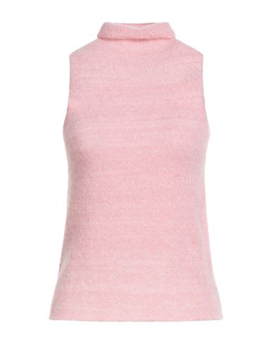 Vicolo Woman Turtleneck Pink Size Onesize Polyester, Polyamide