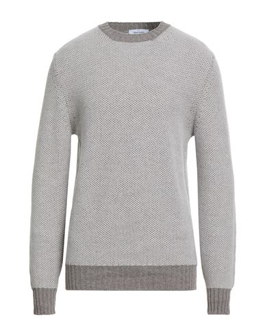 Gran Sasso Man Sweater Light Grey Size 42 Virgin Wool, Viscose, Cashmere In Multi