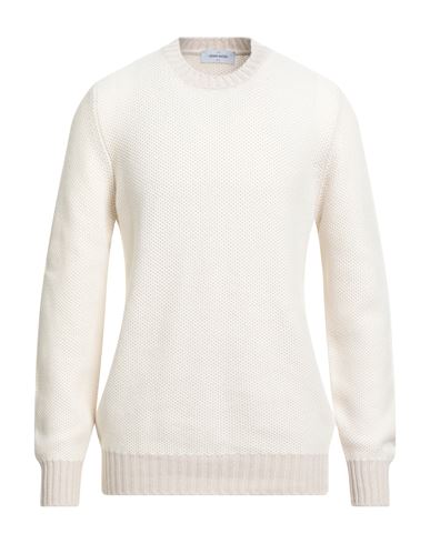 Gran Sasso Man Sweater Ivory Size 42 Virgin Wool, Viscose, Cashmere