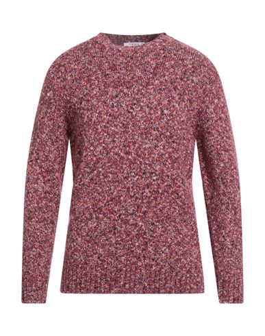 Kangra Cashmere Kangra Man Sweater Garnet Size 44 Cotton, Alpaca Wool, Polyamide, Polyacrylic