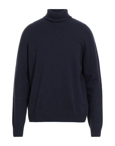 John Smedley Man Turtleneck Navy Size L Recycled Cashmere, Wool