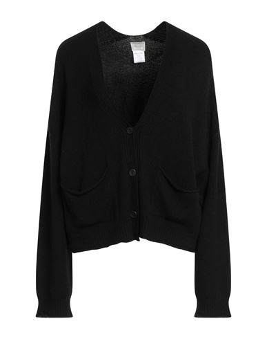 No-nà Woman Cardigan Black Size L Viscose, Polyester, Polyamide