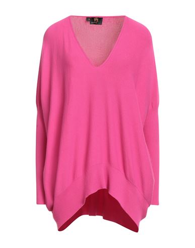 Gai Mattiolo Gm Woman Sweater Fuchsia Size L/xl Viscose, Polyester
