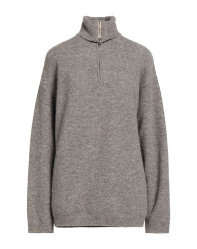 Barena Venezia Barena Woman Turtleneck Grey Size M Alpaca Wool, Polyamide, Merino Wool