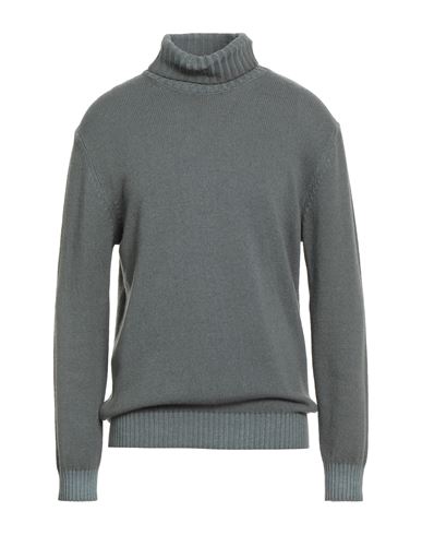 Ploumanac'h Man Turtleneck Military Green Size Xl Wool, Cashmere