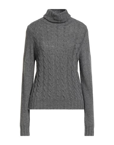 Jijil Woman Turtleneck Grey Size 8 Polyamide, Wool, Viscose, Cashmere