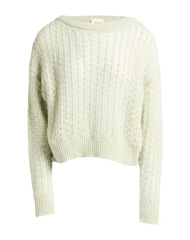 Alysi Woman Sweater Sage Green Size L Alpaca Wool, Polyamide