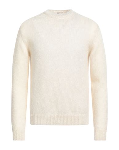 Massimo Alba Man Sweater Cream Size L Mohair Wool, Silk