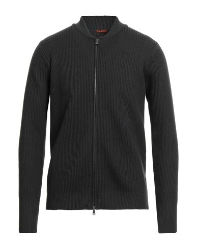 Barena Venezia Barena Man Cardigan Charcoal Size Xl Virgin Wool